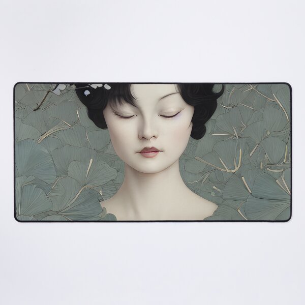 Item preview, Ginko Biloba Woman Portrait designed and sold by lulu-o-lulu.