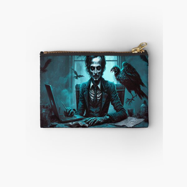 Item preview, Zombie Edgar Allan Poe with a Laptop  designed and sold by DoctorRot.