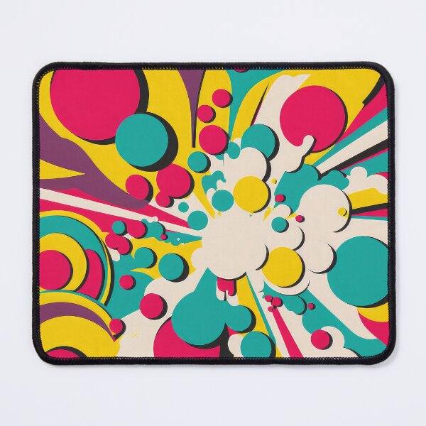 Item preview, Retro 60s 70s Vintage Pattern Bright Colored designed and sold by Aurora Hues.