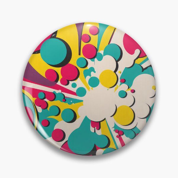 Item preview, Retro 60s 70s Vintage Pattern Bright Colored designed and sold by Aurora Hues.