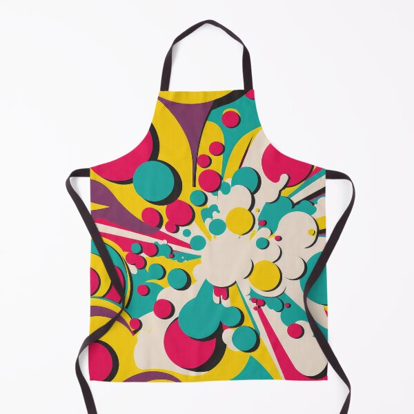 Item preview, Retro 60s 70s Vintage Pattern Bright Colored designed and sold by Aurora Hues.