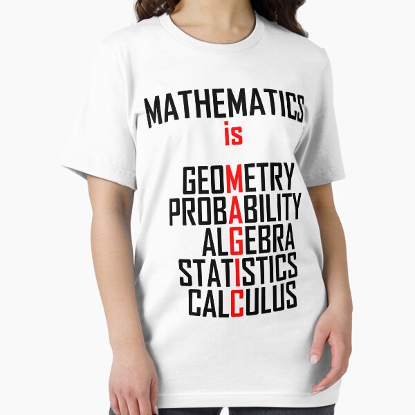 Artikel-Vorschau von Mathematik ist Magie - lustiger Mathe-Witz, designt und verkauft von the-elements.