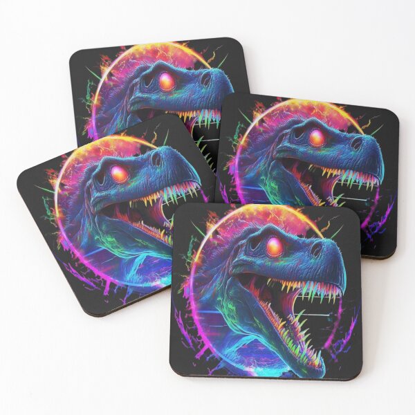 Item preview, Dinosaur in Neon designed and sold by Teixeira224.