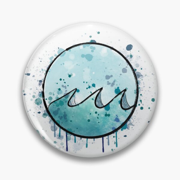 Item preview, Watercolor wave #1 designed and sold by LMockingbirdArt.