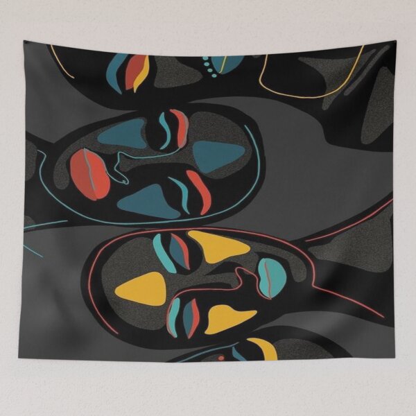 Item preview, Faces in Neon designed and sold by Teixeira224.