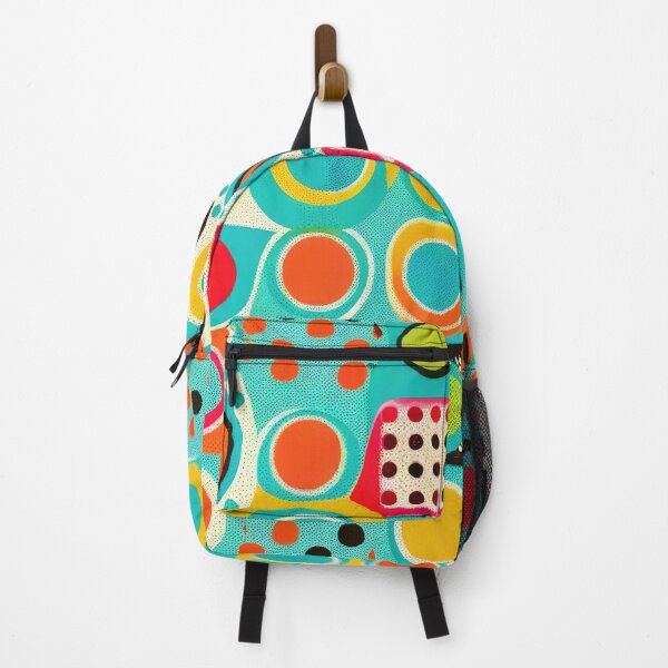 Item preview, Retro 60s 70s Vintage Pattern Bright Colored designed and sold by Aurora Hues.