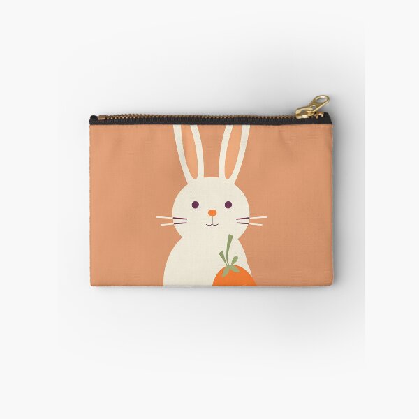 Item preview, Minimalist Bunny Holding a Carrot designed and sold by EmeraldeaArt.