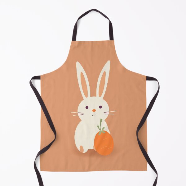 Item preview, Minimalist Bunny Holding a Carrot designed and sold by EmeraldeaArt.
