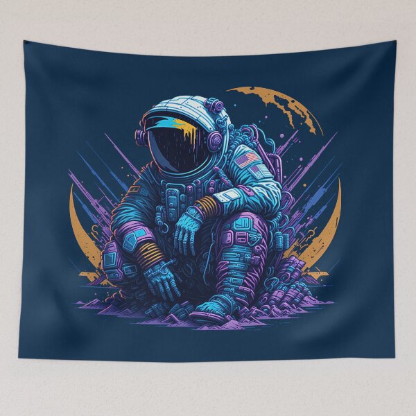 Item preview, astronaut graffiti style designed and sold by blackdogshop.