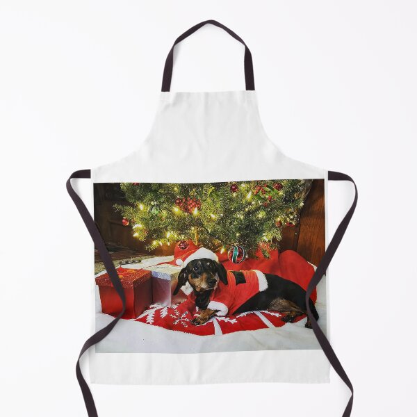 Item preview, Santa Dachshund designed and sold by thewolffpress.