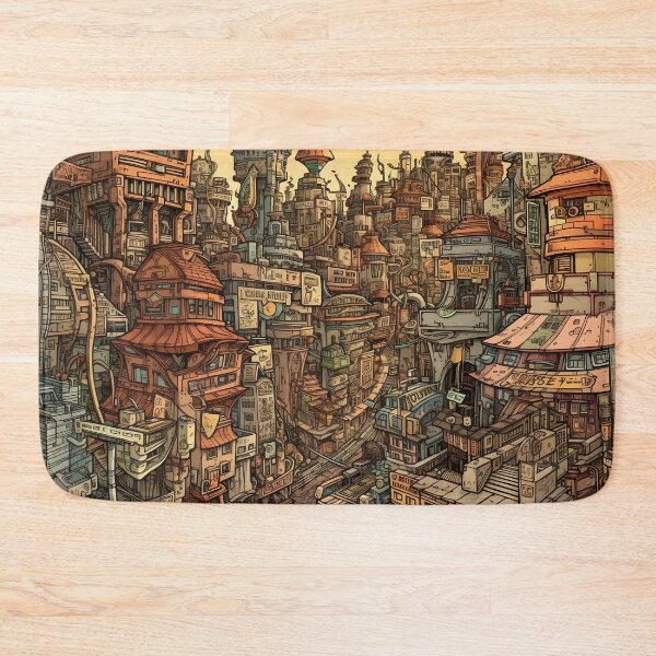 Item preview, Angular City Scape designed and sold by DreamPuzzles.