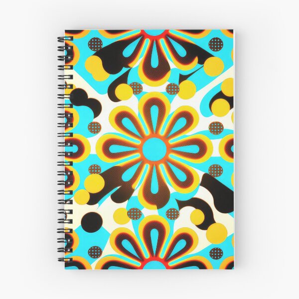 Item preview, Flower Power Retro 60s 70s Vintage Pattern Bright Colored designed and sold by Aurora Hues.