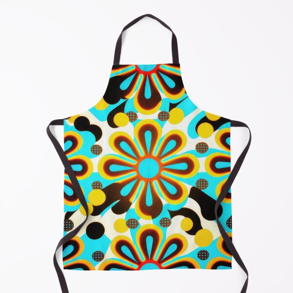 Item preview, Flower Power Retro 60s 70s Vintage Pattern Bright Colored designed and sold by Aurora Hues.