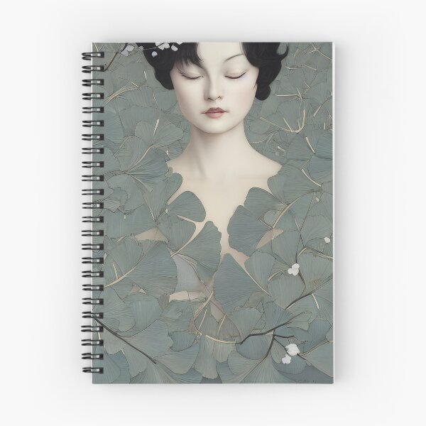 Item preview, Ginko Biloba Woman Portrait designed and sold by lulu-o-lulu.