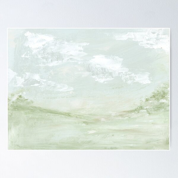 Item preview, Daydreaming No. 2 - Original Muted Abstract Landscape Painting designed and sold by nlsdesignllc.