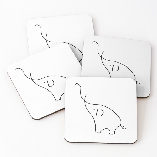 Item preview, Minimalist Elephant designed and sold by Andy Cunningham Designs.