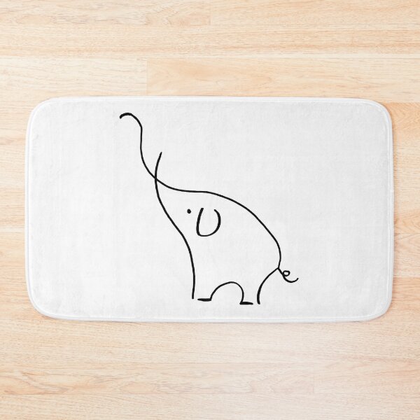 Item preview, Minimalist Elephant designed and sold by Andy Cunningham Designs.