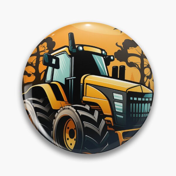 Item preview, Yellow tractor design  designed and sold by beeorganic.