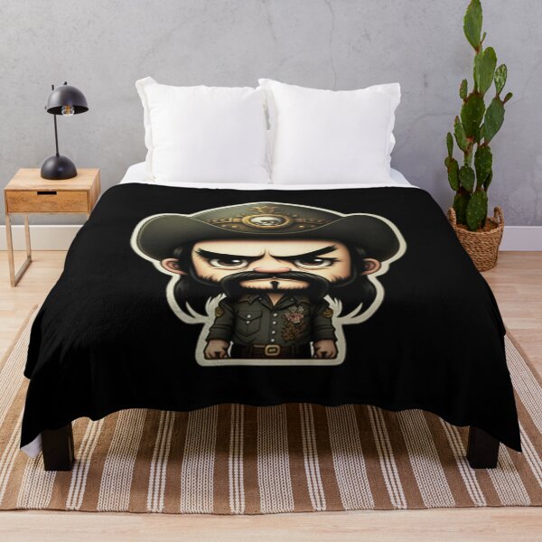 Item preview, cartoon anime rock musician Lemmy designed and sold by LuckyRonin.