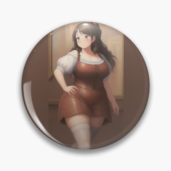 Item preview, BBW Cartoon Steampunk Lady designed and sold by RaveToTheGrave.