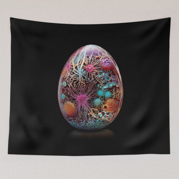 Item preview, Easter joy: A motley egg full of life and joy designed and sold by Girih.