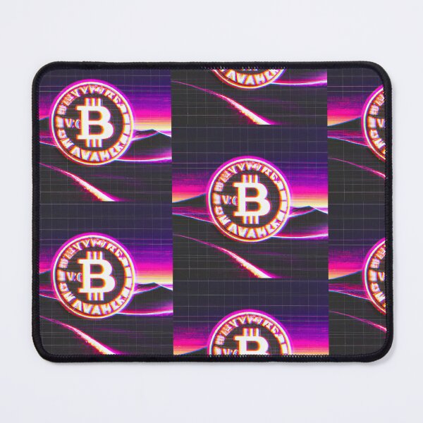 Item preview, Glitch Synthwave Bitcoin designed and sold by DF118.