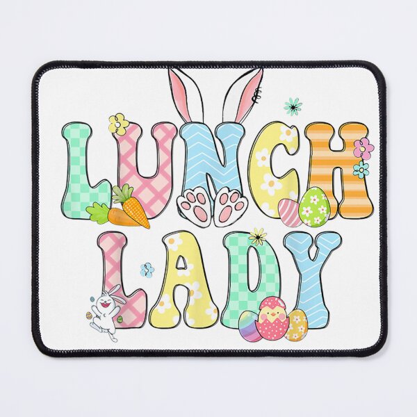 Item preview, "Bunny Lunch Lady - Funny Egg Easter Day - Floral - Gift for her" designed and sold by adarth.