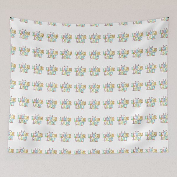 Item preview, "Bunny Lunch Lady - Funny Egg Easter Day - Floral - Gift for her" designed and sold by adarth.