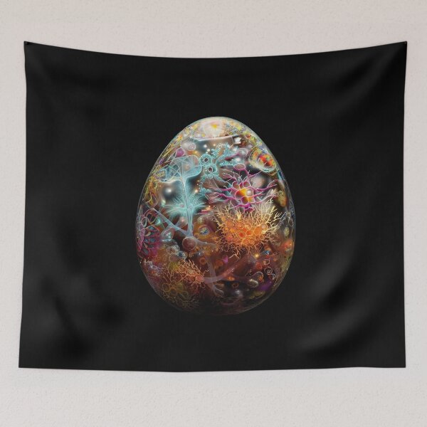 Item preview, Easter Joy: A unique hand-painted egg for a joyful celebration designed and sold by Girih.