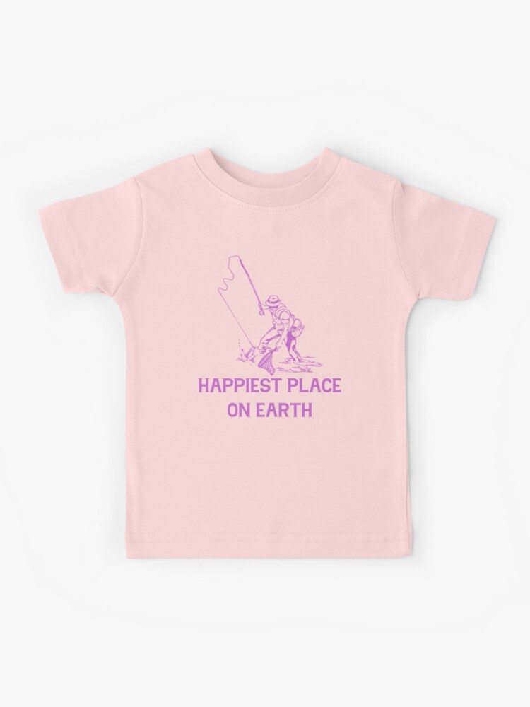 Vintage Fishing, The Happiest Place On Earth Kids T-Shirt for Sale by  ObscureComic