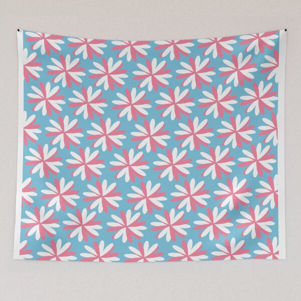 Item preview, Diseño retro de flores designed and sold by miraclestudio.
