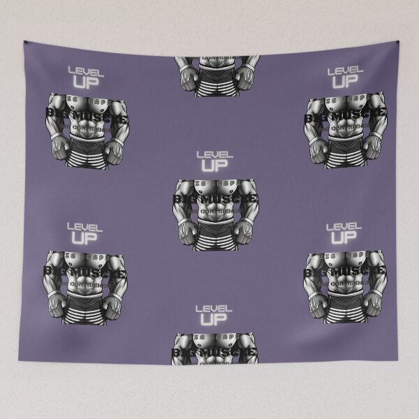 Item preview, Level up - big muscle designed and sold by ManikRaja.