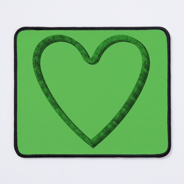Item preview, Dark Green Glitter Heart designed and sold by StarEyedUnicorn.