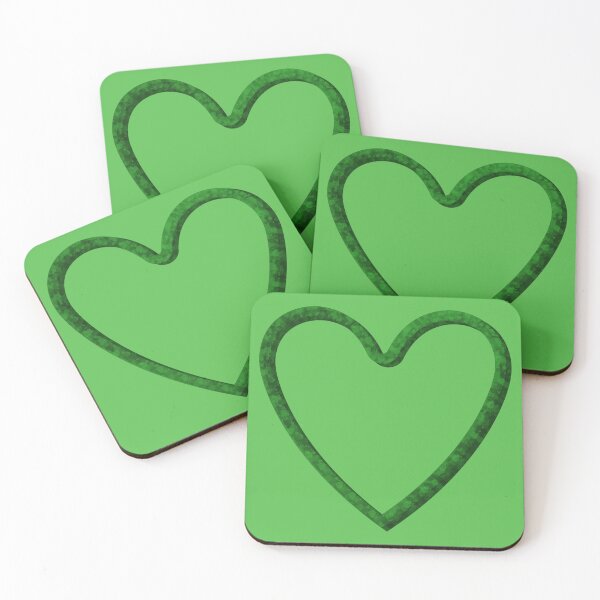 Item preview, Dark Green Glitter Heart designed and sold by StarEyedUnicorn.