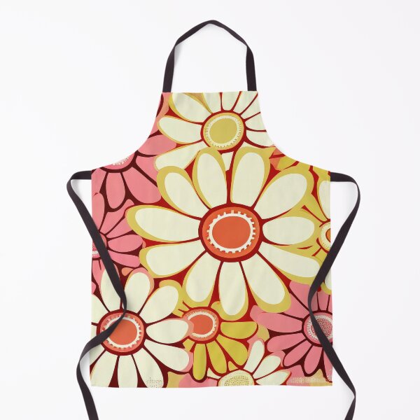 Item preview, Flower Power Retro 60s 70s Vintage Pattern Bright Colored designed and sold by Aurora Hues.