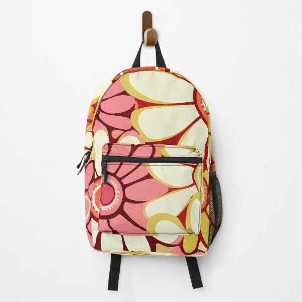 Item preview, Flower Power Retro 60s 70s Vintage Pattern Bright Colored designed and sold by Aurora Hues.
