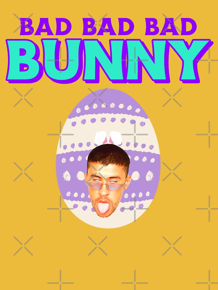 Discover Conejo Malo Bad Bunny Cute Funny Easter shirts 2023 Decorated Purple Easter Egg | Essential T-Shirt 