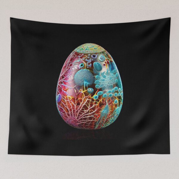 Item preview, Easter miracle: hand-painted egg with attention to detail designed and sold by Girih.