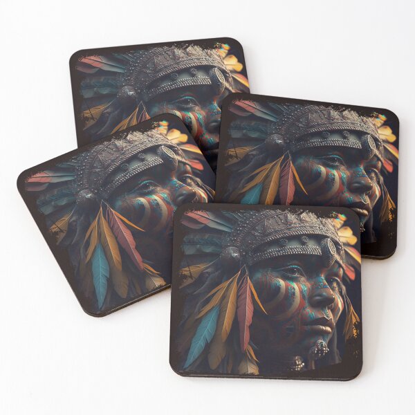 Item preview, Psychedelic Native Spirit designed and sold by FrumTheMindOf.