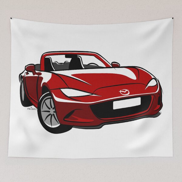 Item preview, Mazda MX5 ND red designed and sold by car2oonz.