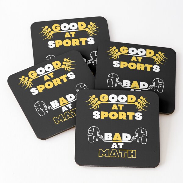 Item preview, Good At Sports Bad At Math  designed and sold by CREATIVELEANS ⭐️⭐️⭐️⭐️⭐️.