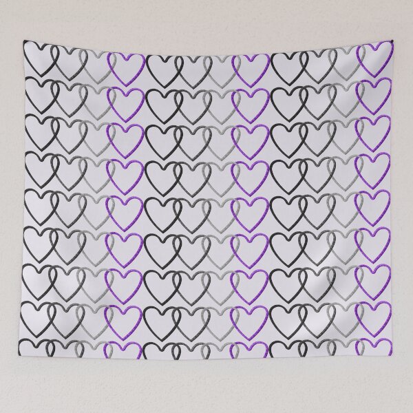 Item preview, Asexual Pride Glittery Heart Link designed and sold by StarEyedUnicorn.