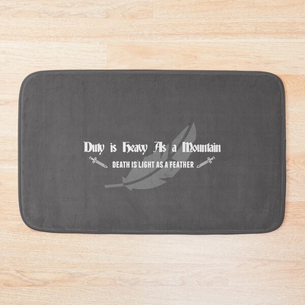 Item preview,  Duty is heavy as a mountain, death is light as a feather. - Wheel of Time designed and sold by outofflow.