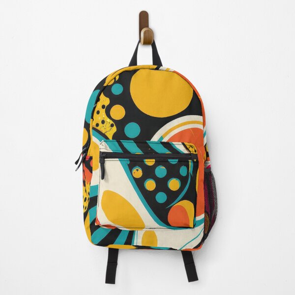 Item preview, Retro 60s 70s Vintage Pattern Bright Colored designed and sold by Aurora Hues.