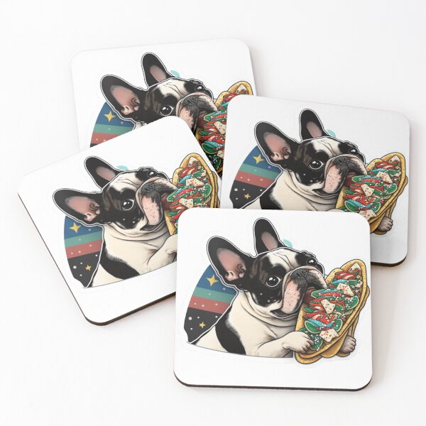 Item preview, Frech bulldog loves tacos designed and sold by NerdStock.