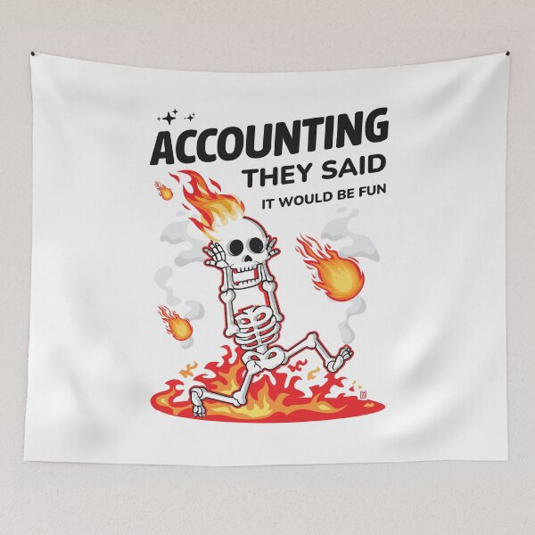 Item preview, Accounting They Said It Would Be Fun Funny Accountant designed and sold by Uppercase Tees.