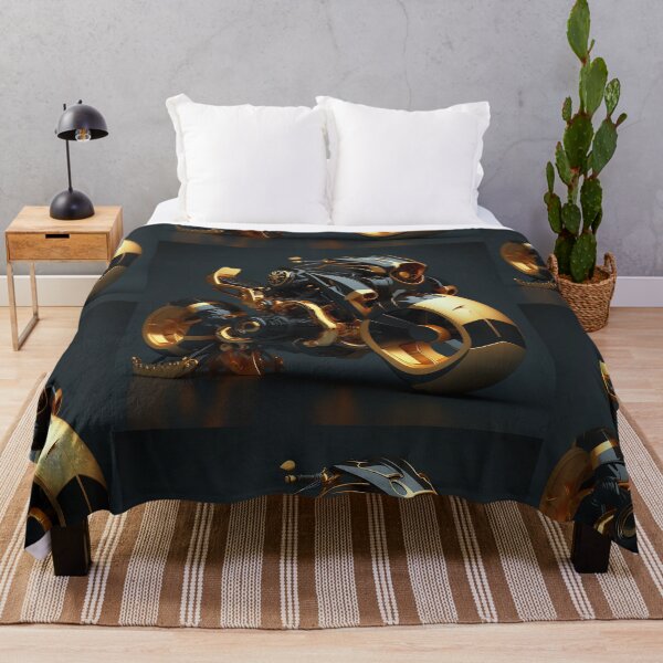 Item preview, Speed and Luxury: An Astounding Collection of Gold Motorcycle Art designed and sold by beben76.