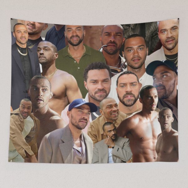 Item preview, jesse williams photo collage designed and sold by T-shirtakStore.