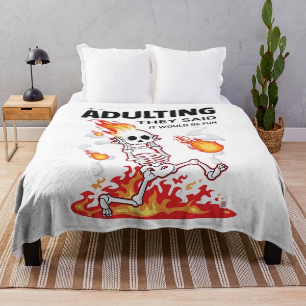 Item preview, Adulting They Said It Would Be Fun Funny Adult designed and sold by Uppercase Tees.
