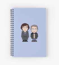 Sherlock and John mini people Spiral Notebook